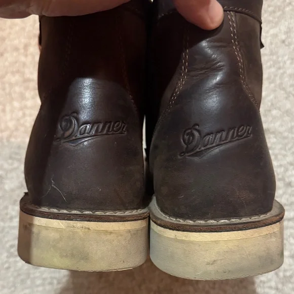 Danner Men's Dark Brown Leather Boots - Picture 1 of 5